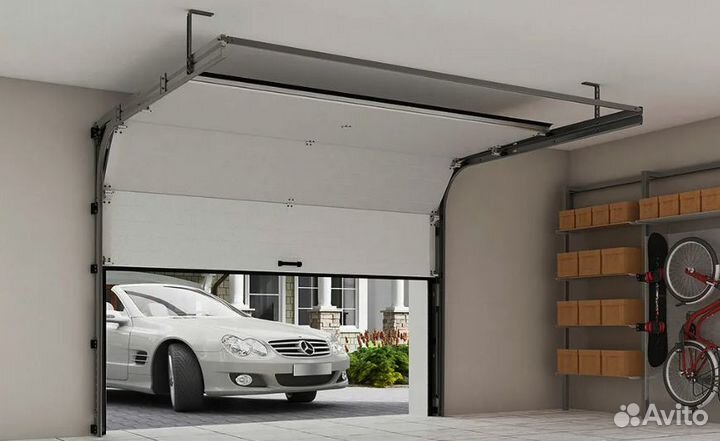 Гаражные секционные ворота дорхан монтаж 1-3 дн