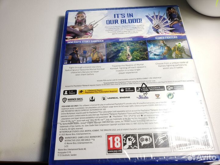 Новый mortal kombat 1 ps5