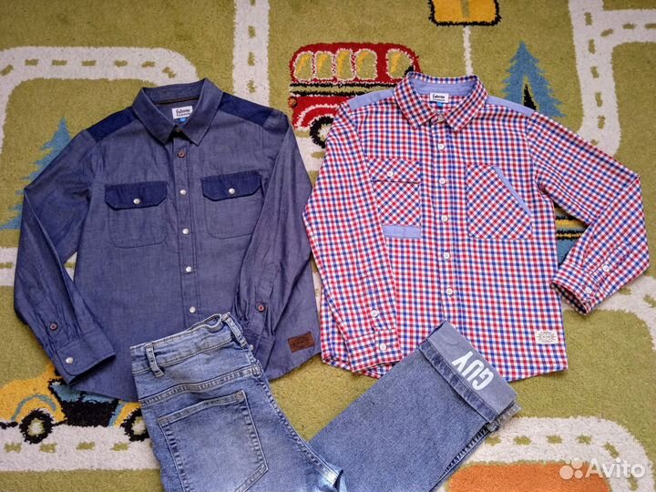 Сорочки р. 128 сост. новой вещи