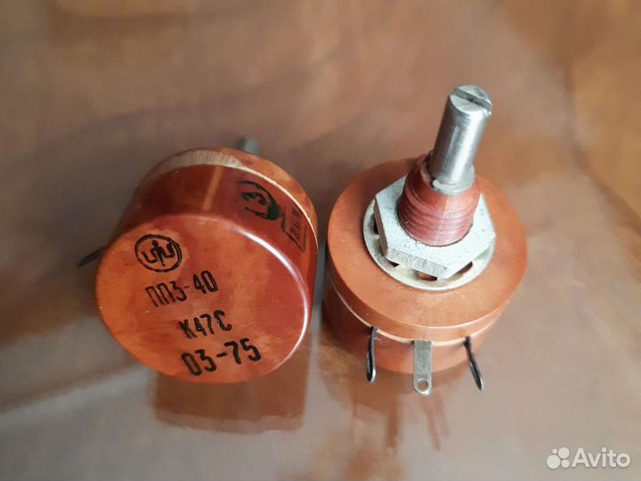 Резисторы пп3-40 2шт