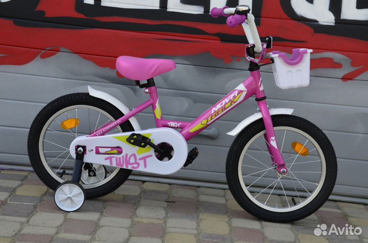 Детский велосипед Novatrack Twist 16
