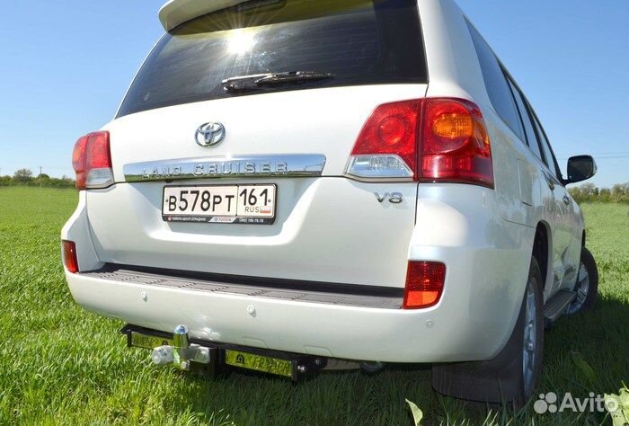 Фаркоп toyota LC 200/ lexus LX 570/ 450 нерж. плас