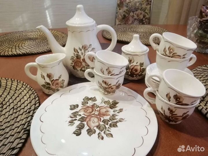 Кофейный сервиз новый