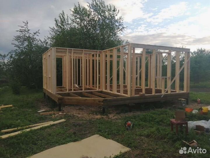 Строительство брусовых и каркасных домов и бань