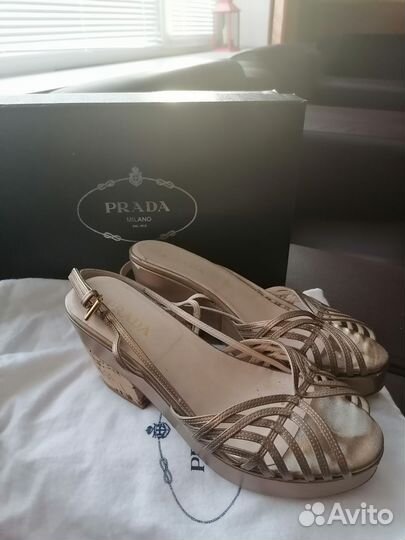 Босоножки prada 38 оригинал