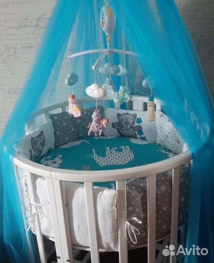 Бортики в кроватку