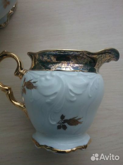 Чайный сервиз чехословацкий новый. Бренд carlsbad