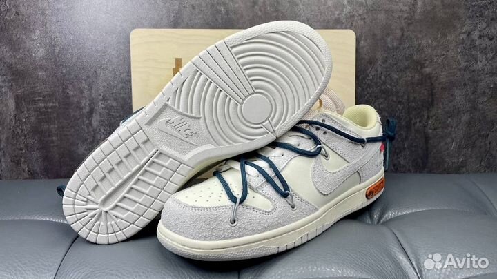 Nike Dunk Low Off White Мужские Кроссовки