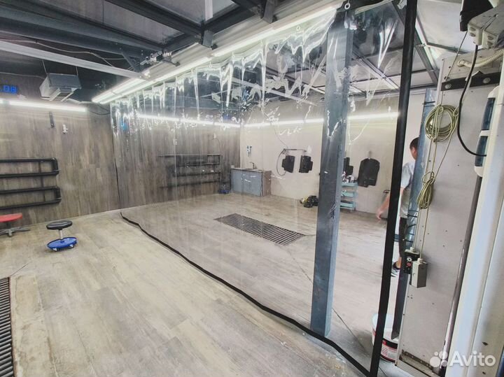 Шторы пвх для автомоек и промышленных зон