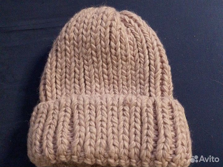 Шапка зимняя женская вязанная