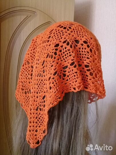 Косынка вязаная