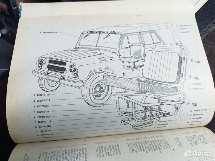 Каталог запчастей УАЗ 31512