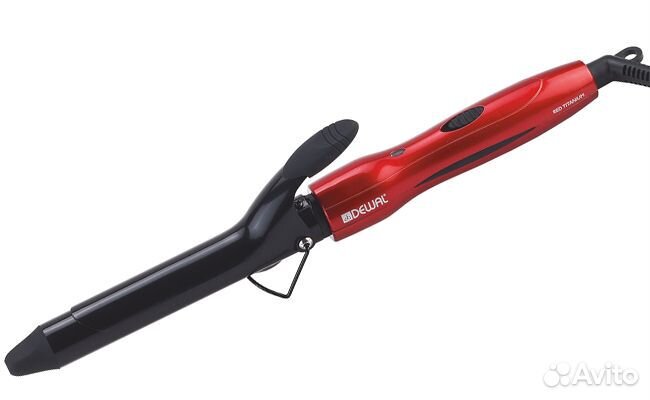 Плойка для волос Dewal Red Titanium 03-2025