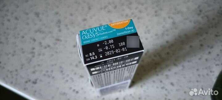 Линзы контактные acuvue oasys