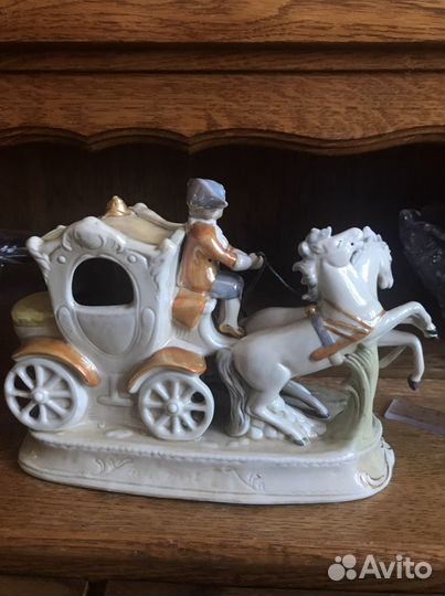 Статуэтка фарфор Гемания Графенталь Карета