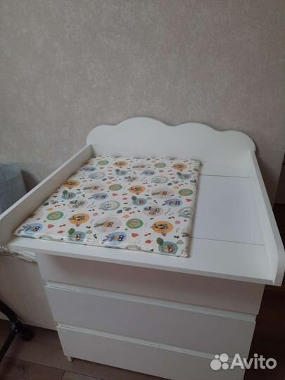 Пеленальная доска на комод