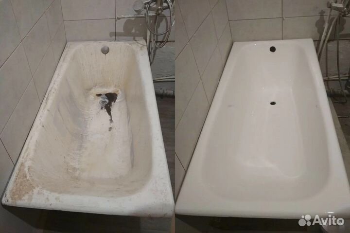 Реставрация ванн жидким акрилом литьевым мрамором