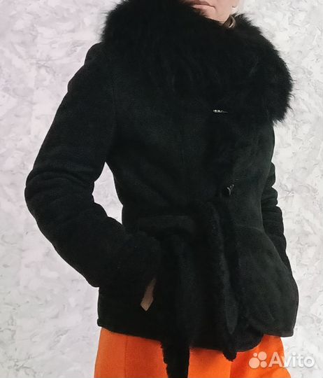 Дубленка женская зимняя 44 46