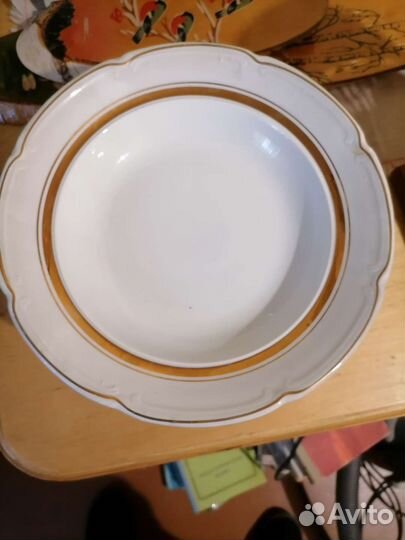 Тарелки суповые зик СССР 12шт