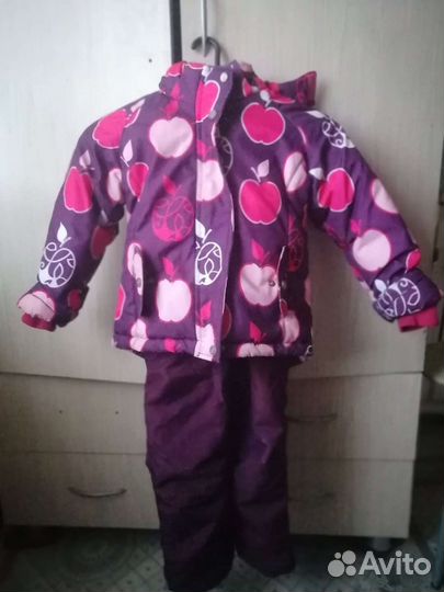 Зимний комбинезон для девочки 98