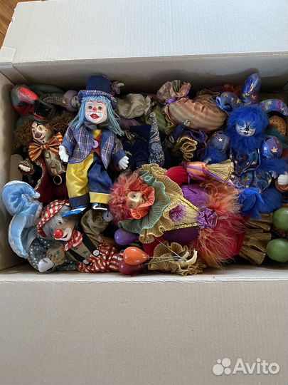 Коллекция кукол в стиле комедии дель арте