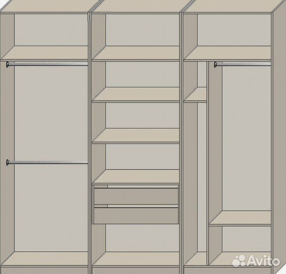 Распашной шкаф в спальню