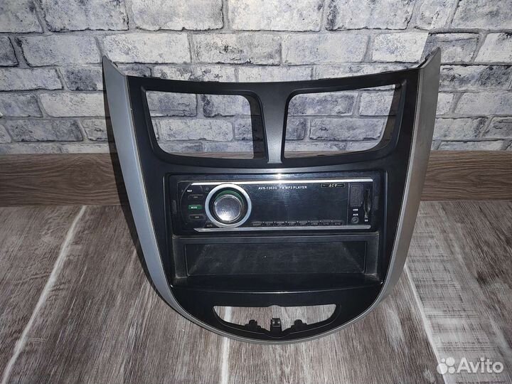 Рамка для магнитолы hyundai solaris