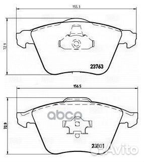 Колодки торм. для а/м Audi A4 (B7) (04) диск