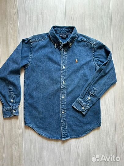 Ralph lauren рубашка джинсовая