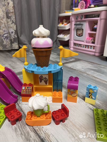 Lego duplo большой парк аттракционов