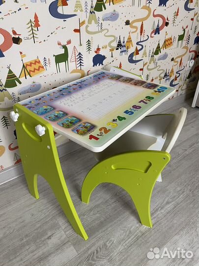 Детский стол 2в1 и стул