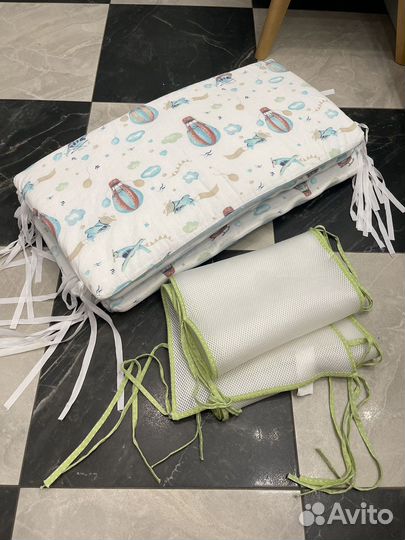 Бортики в детскую кроватку