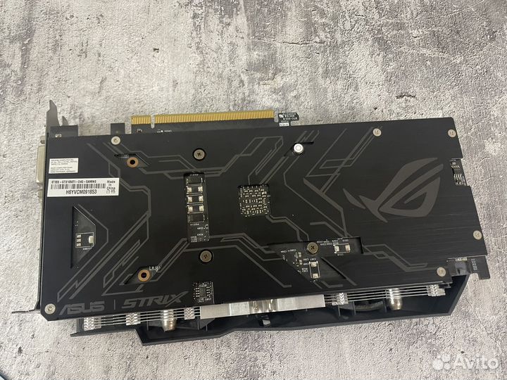 Видеокарта gtx 1050 ti asus strix