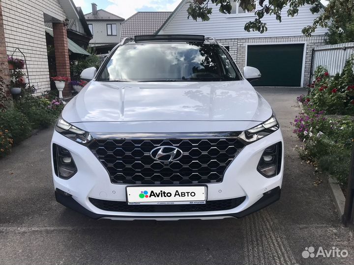 Hyundai Santa Fe 2.2 AT, 2019, 109 699 км