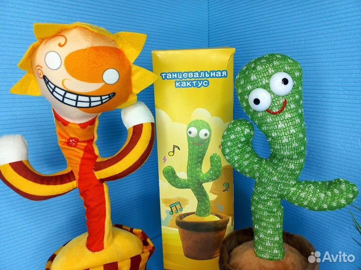 Танцующий кактус повторюшка Оригинал в коробке