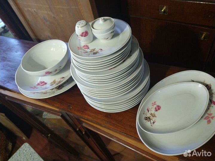 Столовый сервиз фарфор СССР Бордановичкий ф.з