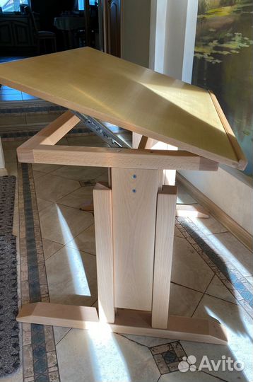 Детская парта из массива бука (растущая)