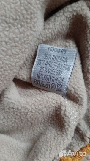 Шапка женская вязаная со снудом новая