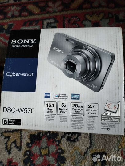 Компактный фотоаппарат sony cyber shot