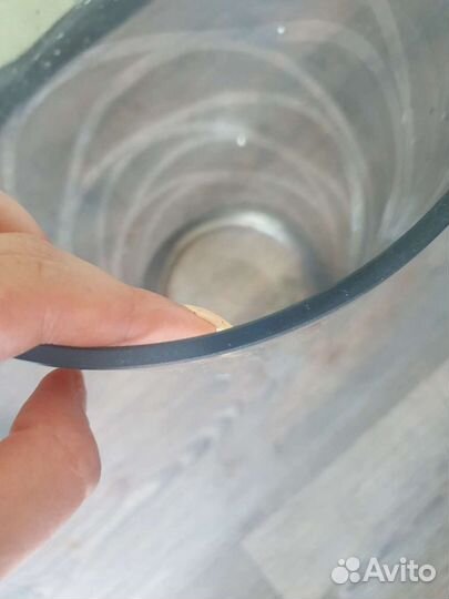 Большая стеклянная ваза, доставка бесплатно