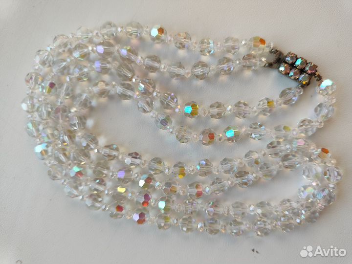 Бусы советских времён Чехословакия винтаж