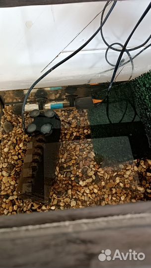 Аквариум+фильтр+нагреватель для черепахи