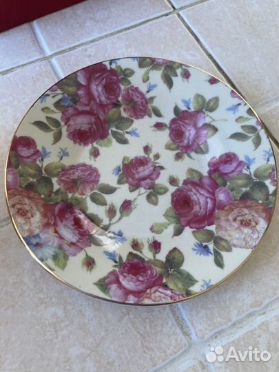 Чайный сервиз на 1 чел., фарфор (Китай) новый