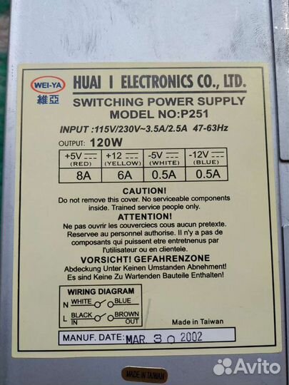 Импульсный блок питания 12v