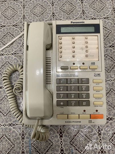 Телефон Panasonic 2-х линейный