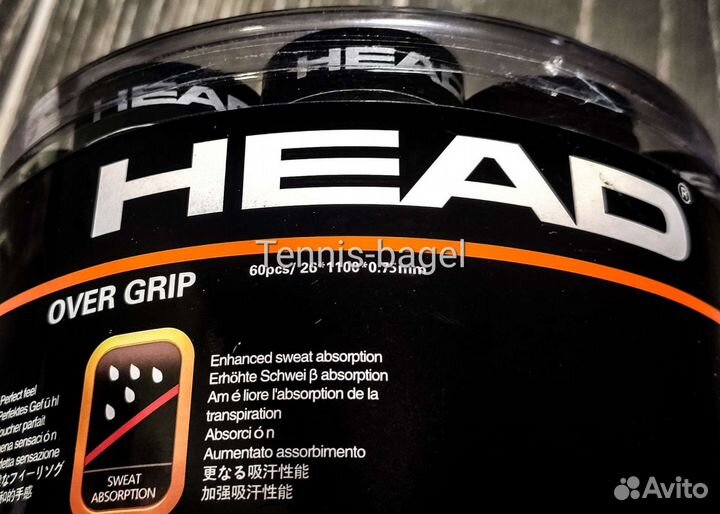 Намотка овергрип для ракетки head