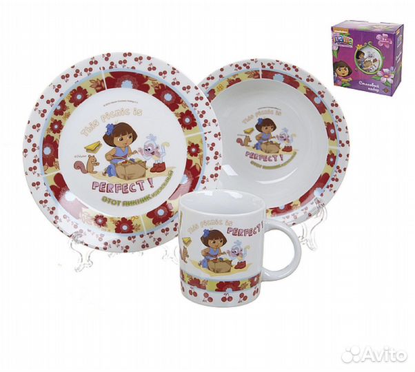Набор столовой посуды детская
