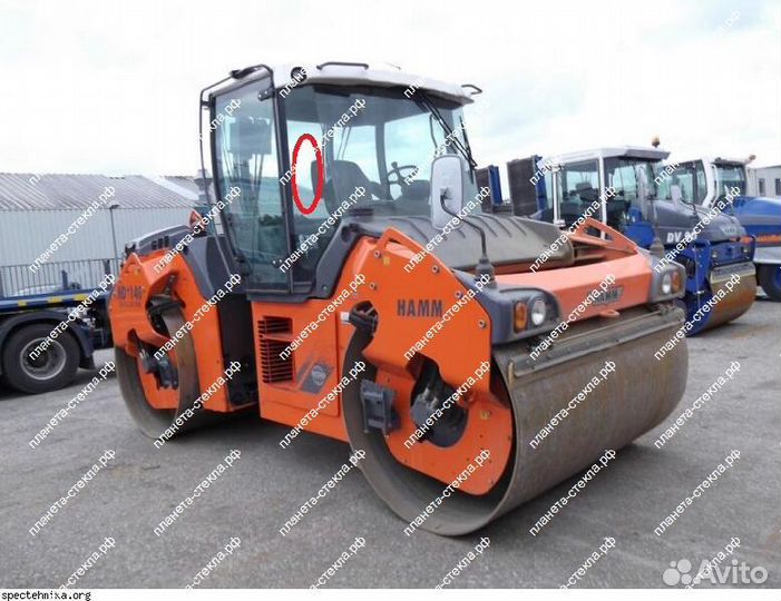 Стекло для катка Hamm HD+140/HD+90/HD+110