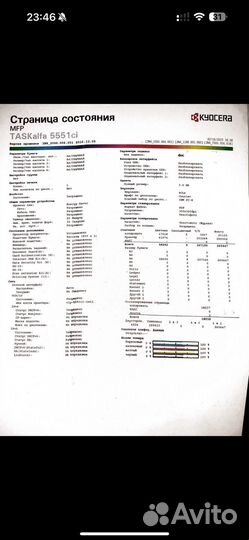 Мфу Kyocera 5551ci картриджи оригинал