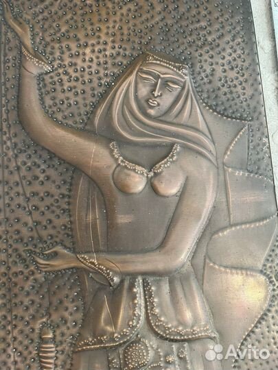 Картина медная чеканка на стену